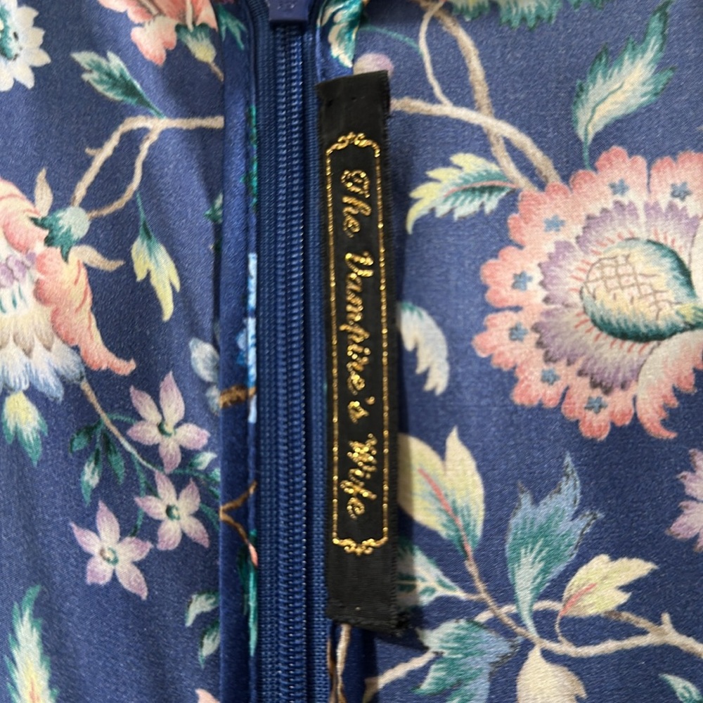The Vampires Wife floral liberty Tiered A-Line Maxi Dress - Picture 5 of 9